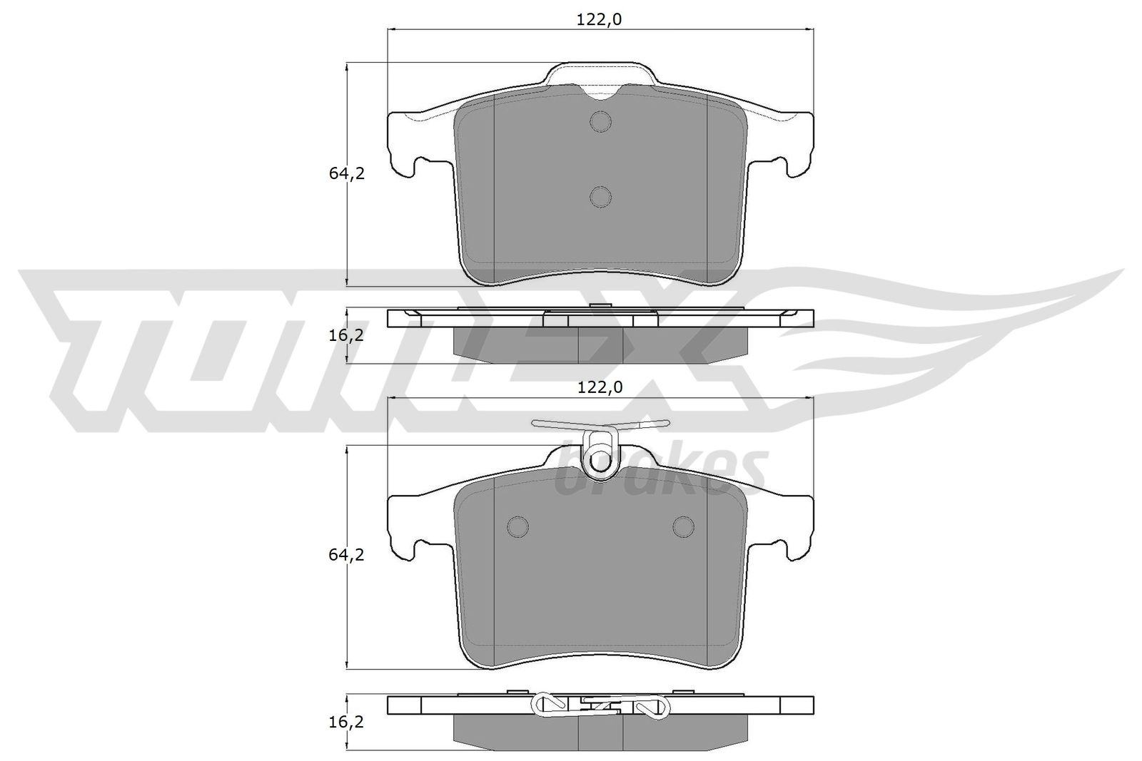 TOMEX Brakes TX 18-56 Sada...